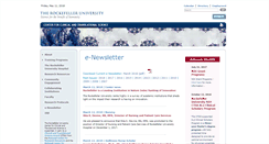 Desktop Screenshot of cctsnews.rockefeller.edu